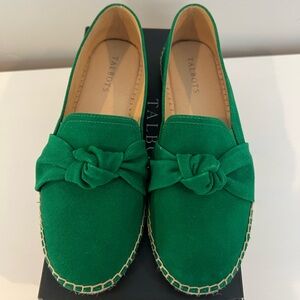 Talbots | Izzy knot green espadrilles